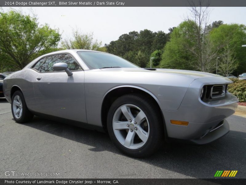 Billet Silver Metallic / Dark Slate Gray 2014 Dodge Challenger SXT