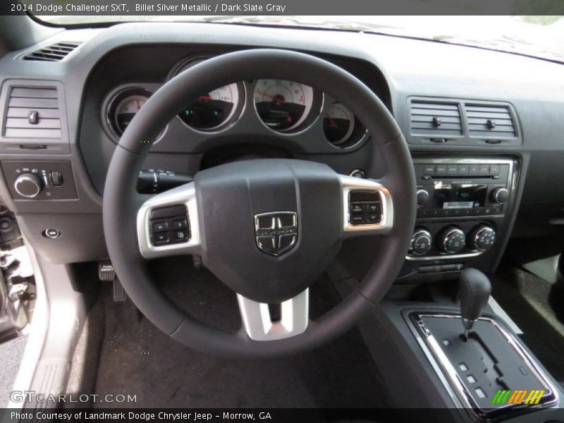 Billet Silver Metallic / Dark Slate Gray 2014 Dodge Challenger SXT