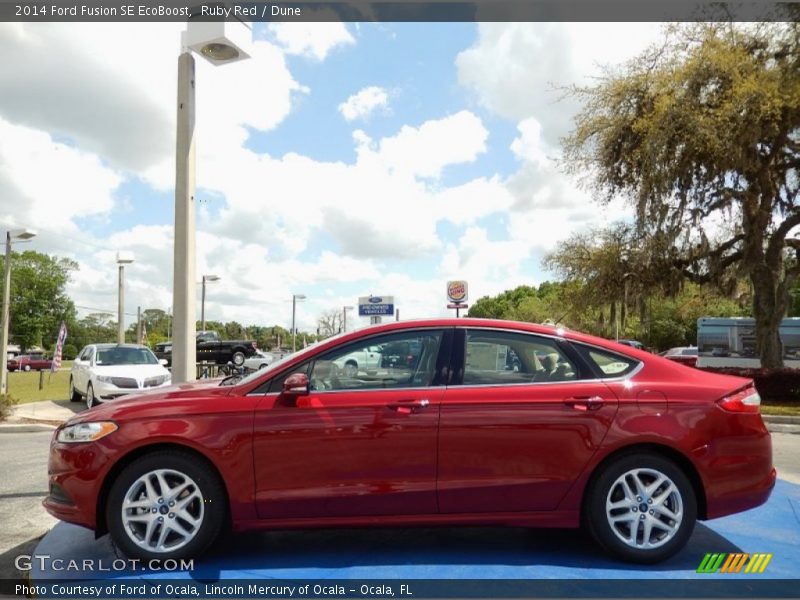  2014 Fusion SE EcoBoost Ruby Red