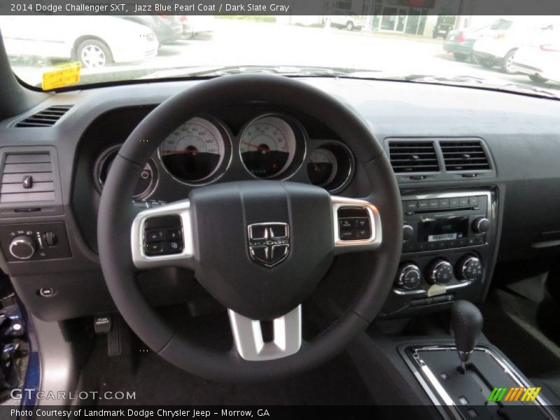 Jazz Blue Pearl Coat / Dark Slate Gray 2014 Dodge Challenger SXT