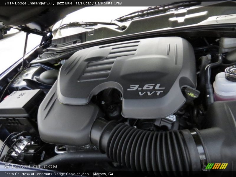 Jazz Blue Pearl Coat / Dark Slate Gray 2014 Dodge Challenger SXT