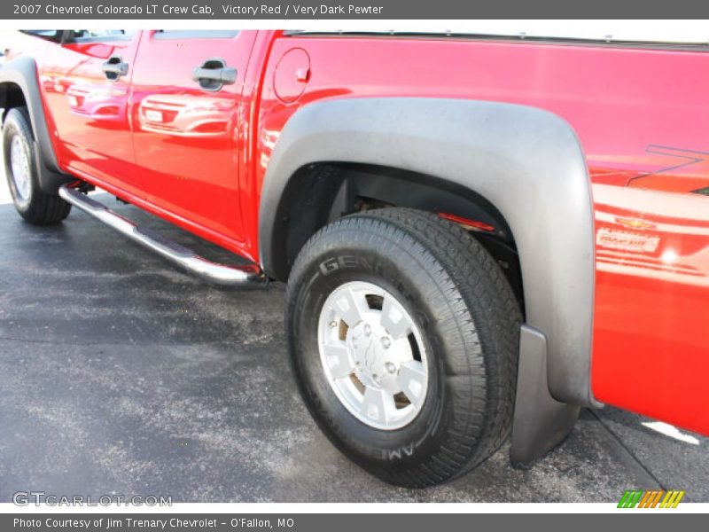 Victory Red / Very Dark Pewter 2007 Chevrolet Colorado LT Crew Cab