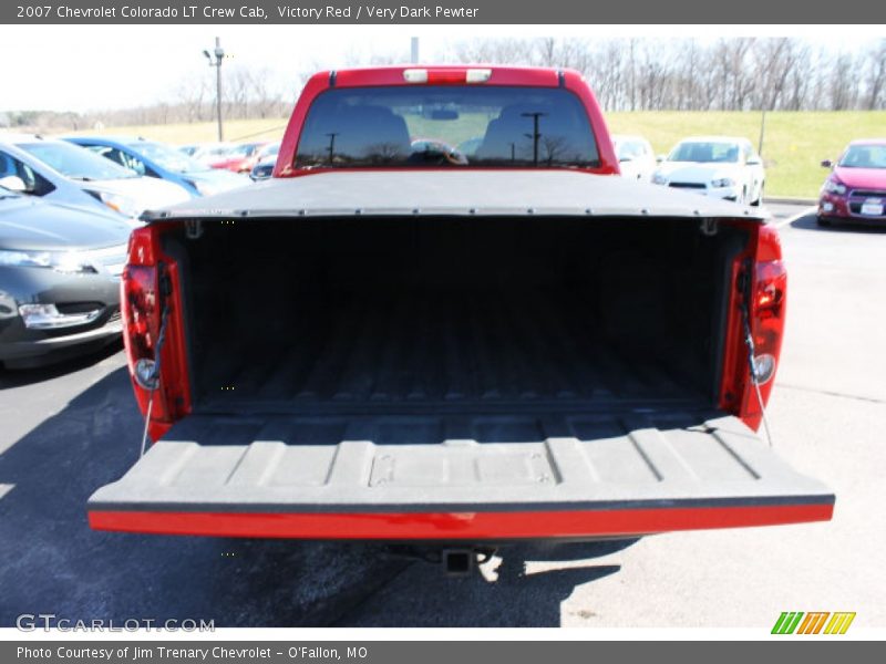 Victory Red / Very Dark Pewter 2007 Chevrolet Colorado LT Crew Cab