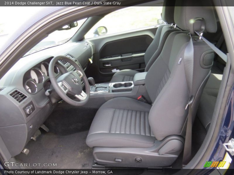 Jazz Blue Pearl Coat / Dark Slate Gray 2014 Dodge Challenger SXT
