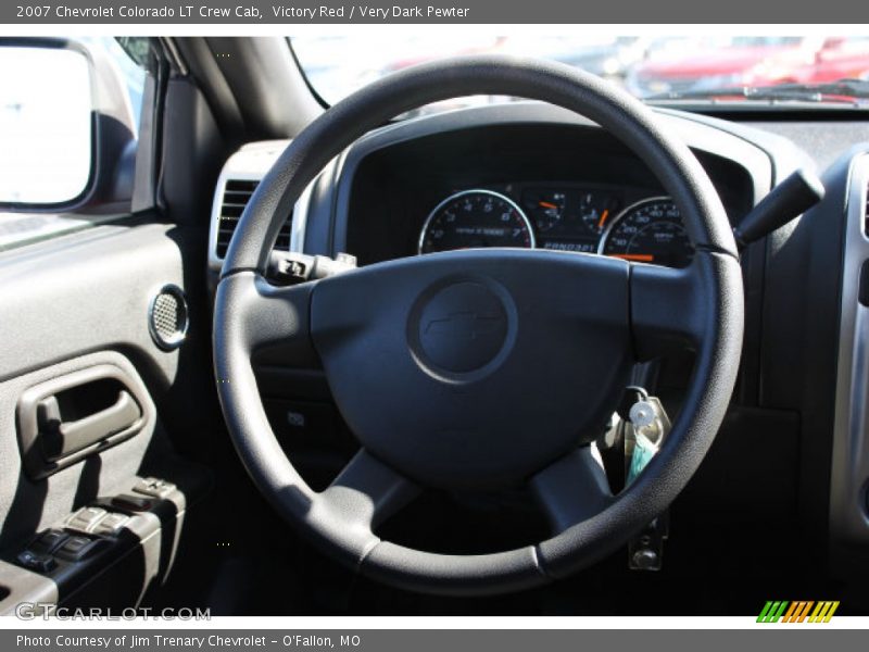 Victory Red / Very Dark Pewter 2007 Chevrolet Colorado LT Crew Cab