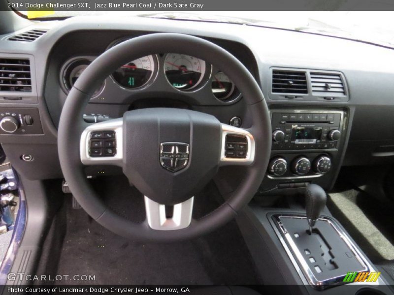 Jazz Blue Pearl Coat / Dark Slate Gray 2014 Dodge Challenger SXT