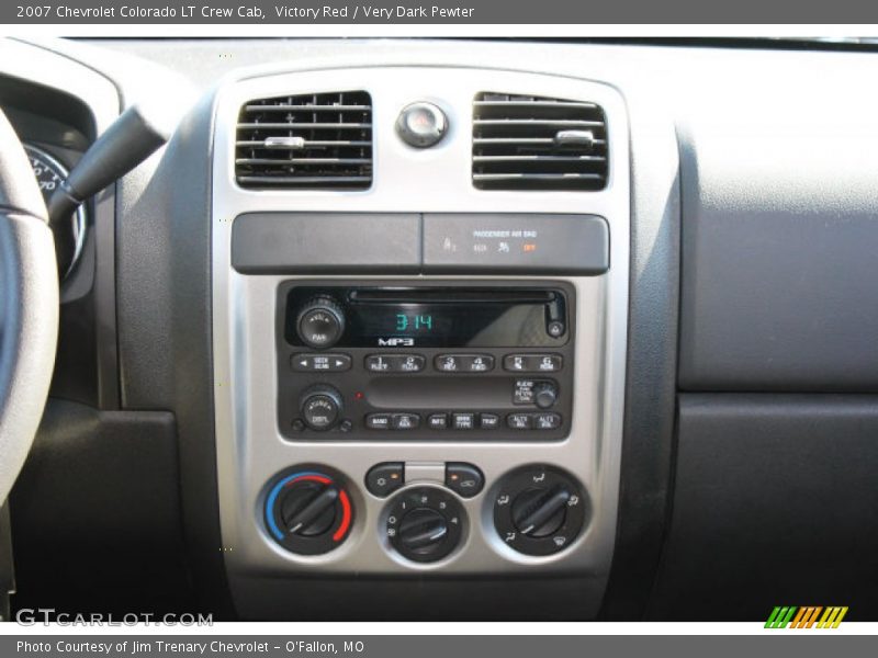Victory Red / Very Dark Pewter 2007 Chevrolet Colorado LT Crew Cab