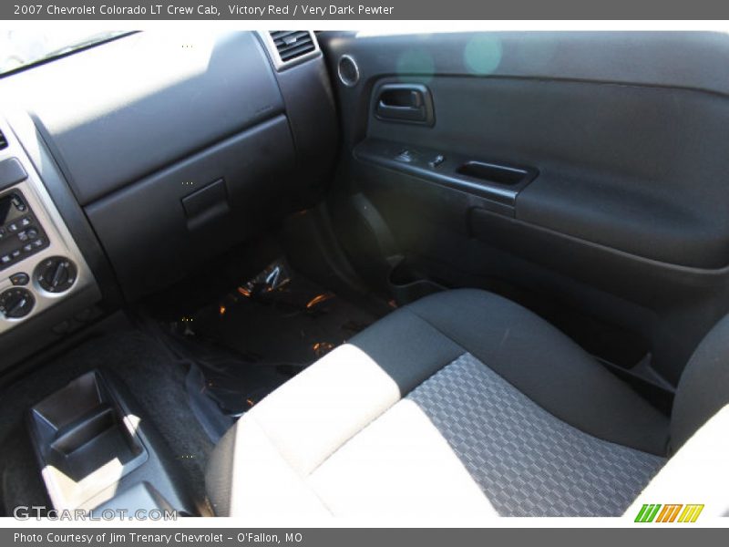 Victory Red / Very Dark Pewter 2007 Chevrolet Colorado LT Crew Cab