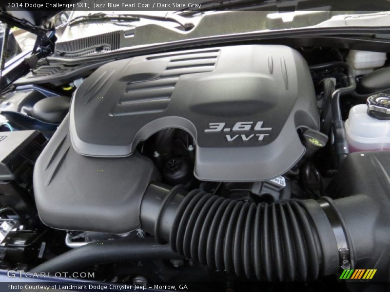 Jazz Blue Pearl Coat / Dark Slate Gray 2014 Dodge Challenger SXT