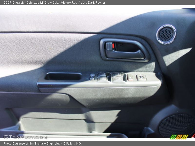 Victory Red / Very Dark Pewter 2007 Chevrolet Colorado LT Crew Cab