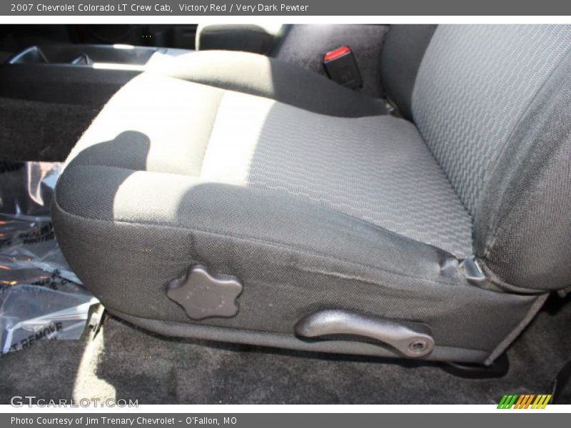 Victory Red / Very Dark Pewter 2007 Chevrolet Colorado LT Crew Cab