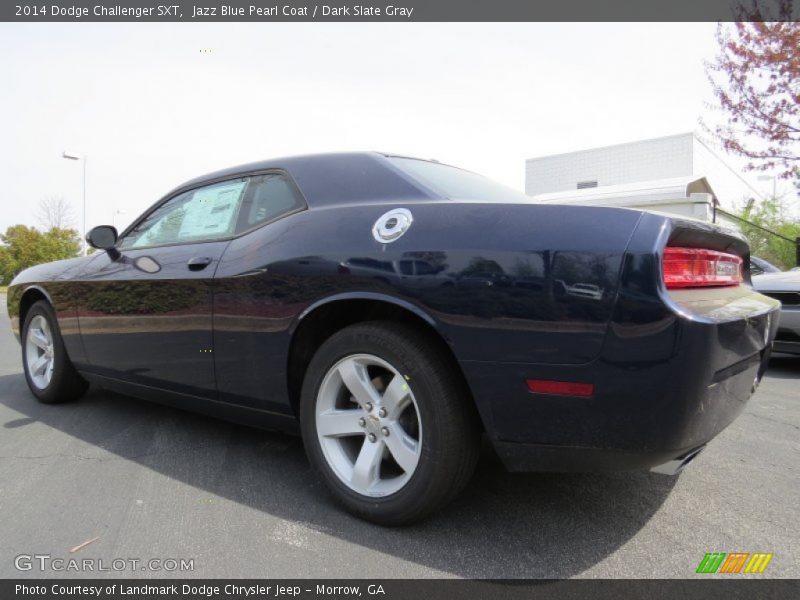 Jazz Blue Pearl Coat / Dark Slate Gray 2014 Dodge Challenger SXT