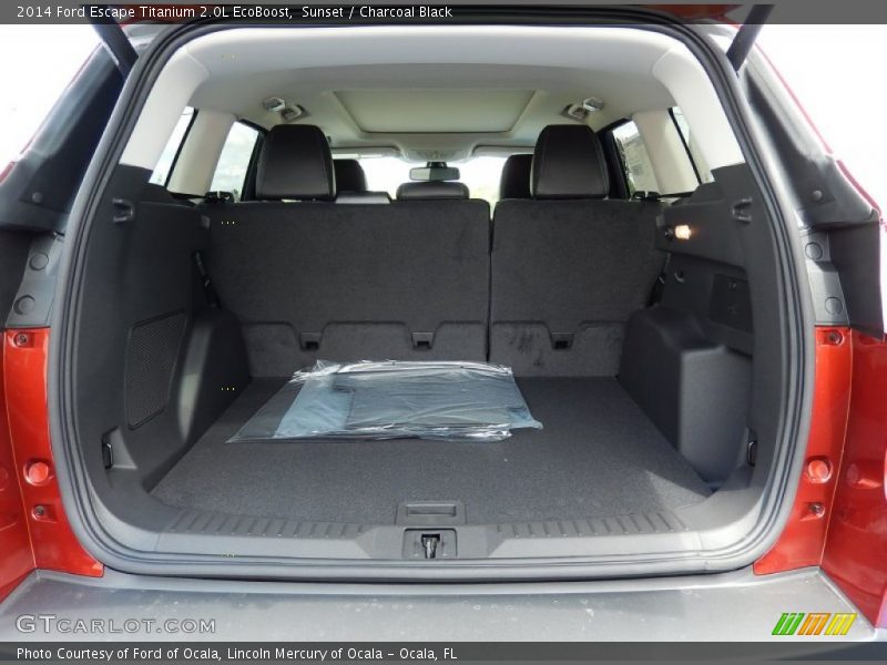 Sunset / Charcoal Black 2014 Ford Escape Titanium 2.0L EcoBoost