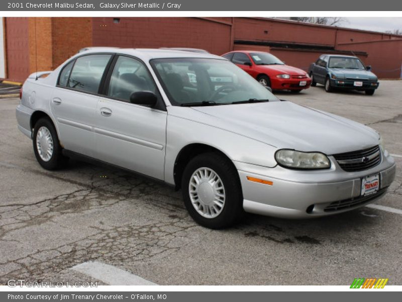 Galaxy Silver Metallic / Gray 2001 Chevrolet Malibu Sedan