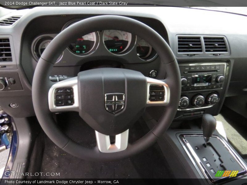 Jazz Blue Pearl Coat / Dark Slate Gray 2014 Dodge Challenger SXT