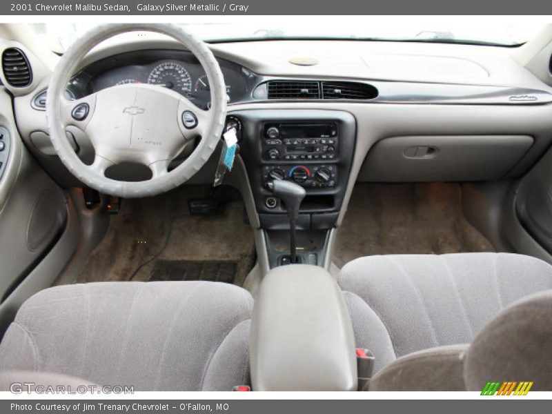 Galaxy Silver Metallic / Gray 2001 Chevrolet Malibu Sedan