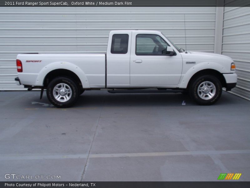 Oxford White / Medium Dark Flint 2011 Ford Ranger Sport SuperCab