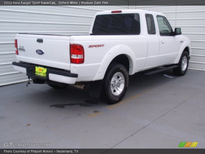 Oxford White / Medium Dark Flint 2011 Ford Ranger Sport SuperCab