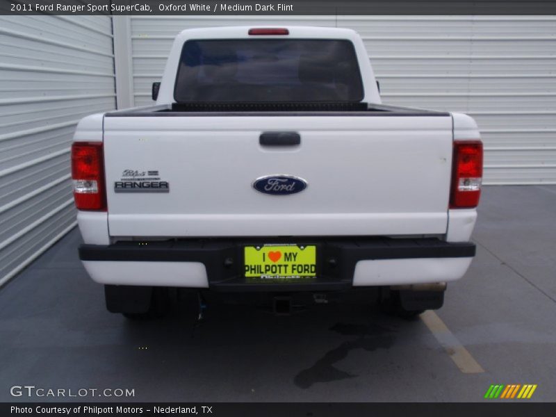 Oxford White / Medium Dark Flint 2011 Ford Ranger Sport SuperCab