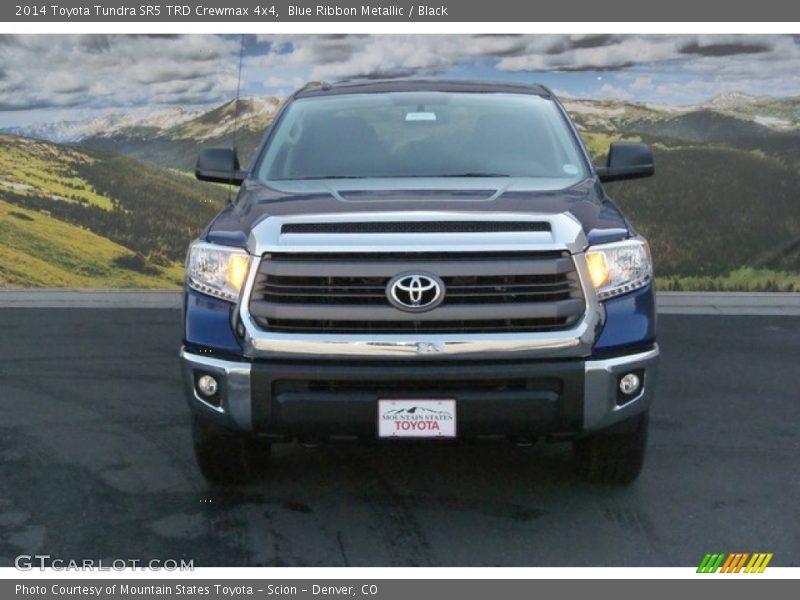 Blue Ribbon Metallic / Black 2014 Toyota Tundra SR5 TRD Crewmax 4x4