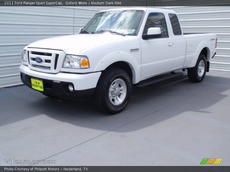 Oxford White / Medium Dark Flint 2011 Ford Ranger Sport SuperCab