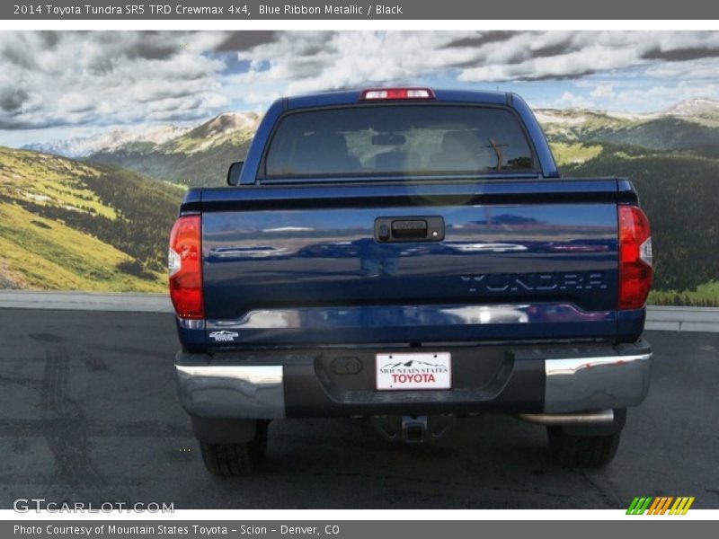 Blue Ribbon Metallic / Black 2014 Toyota Tundra SR5 TRD Crewmax 4x4