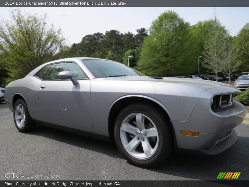 Billet Silver Metallic / Dark Slate Gray 2014 Dodge Challenger SXT