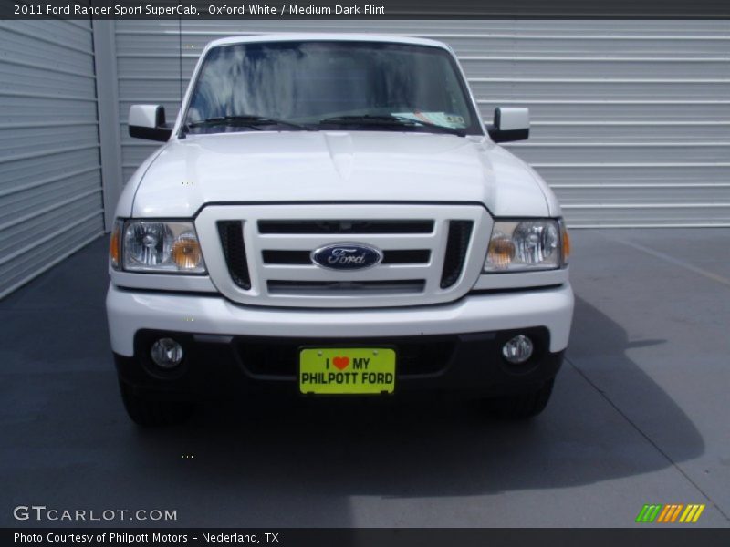Oxford White / Medium Dark Flint 2011 Ford Ranger Sport SuperCab