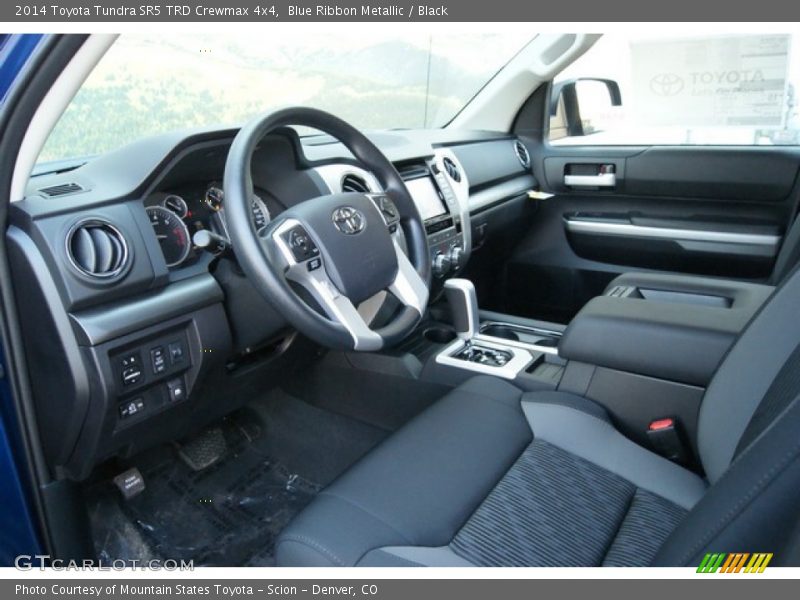 Blue Ribbon Metallic / Black 2014 Toyota Tundra SR5 TRD Crewmax 4x4
