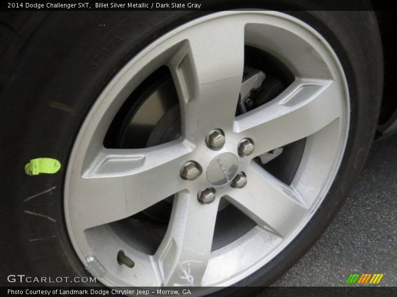 Billet Silver Metallic / Dark Slate Gray 2014 Dodge Challenger SXT
