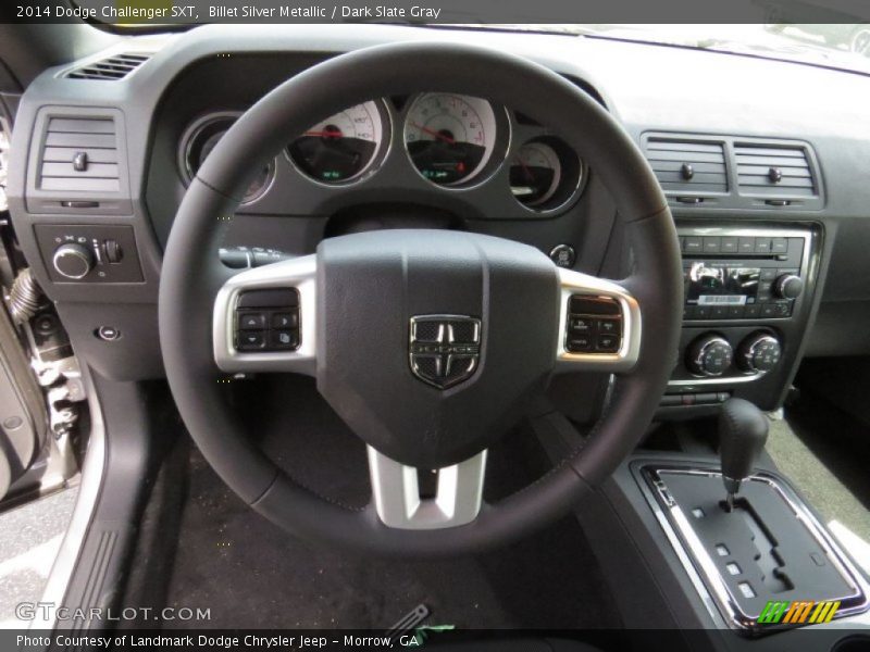 Billet Silver Metallic / Dark Slate Gray 2014 Dodge Challenger SXT