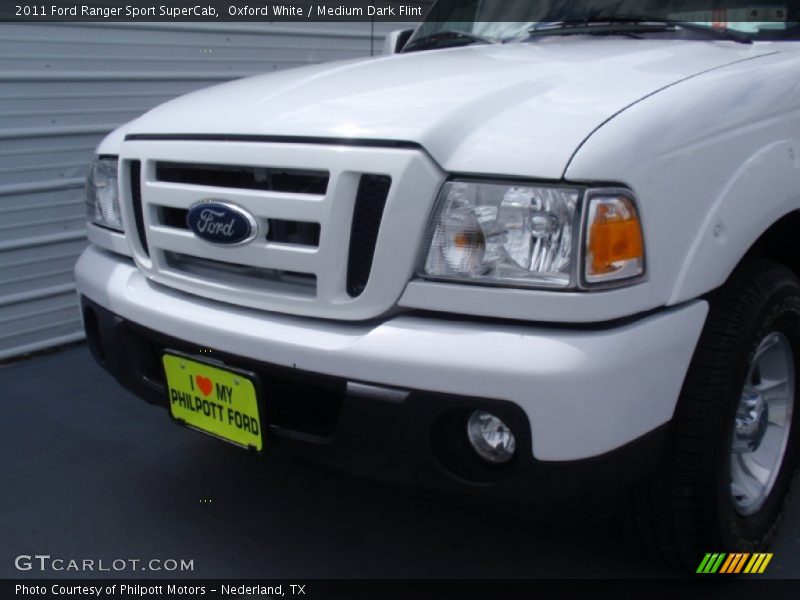 Oxford White / Medium Dark Flint 2011 Ford Ranger Sport SuperCab