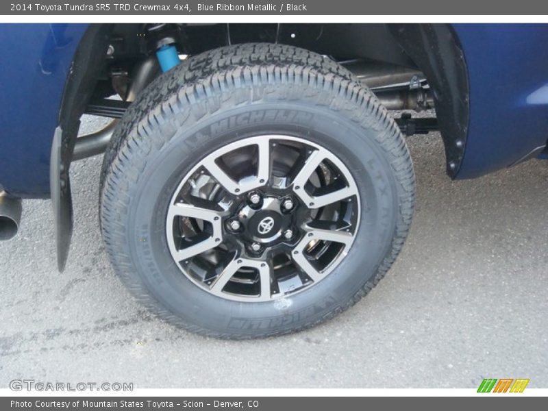 Blue Ribbon Metallic / Black 2014 Toyota Tundra SR5 TRD Crewmax 4x4