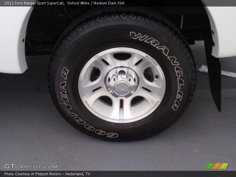Oxford White / Medium Dark Flint 2011 Ford Ranger Sport SuperCab