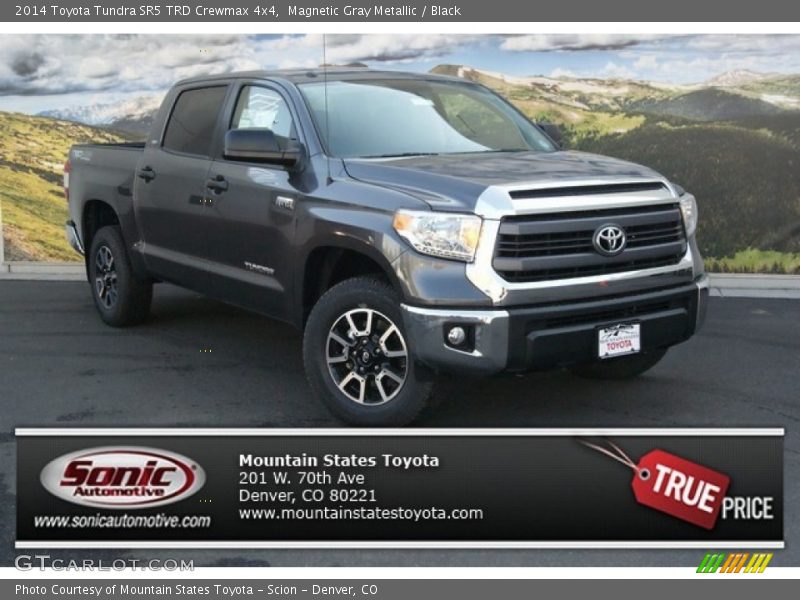 Magnetic Gray Metallic / Black 2014 Toyota Tundra SR5 TRD Crewmax 4x4