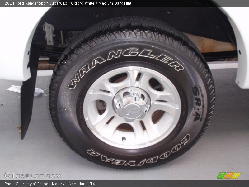 Oxford White / Medium Dark Flint 2011 Ford Ranger Sport SuperCab