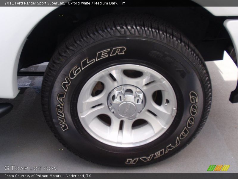 Oxford White / Medium Dark Flint 2011 Ford Ranger Sport SuperCab