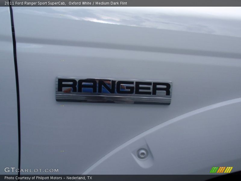 Oxford White / Medium Dark Flint 2011 Ford Ranger Sport SuperCab