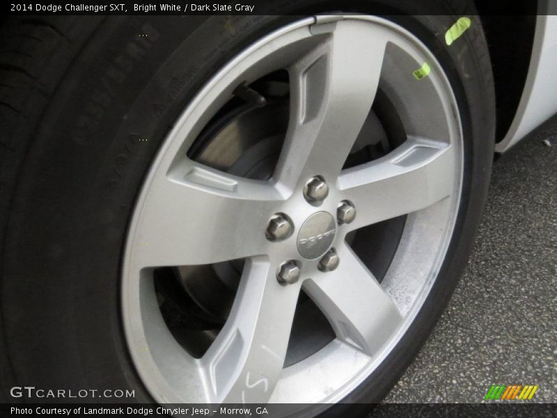 Bright White / Dark Slate Gray 2014 Dodge Challenger SXT