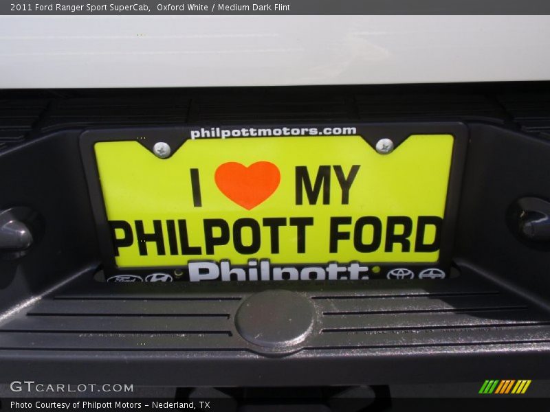 Oxford White / Medium Dark Flint 2011 Ford Ranger Sport SuperCab