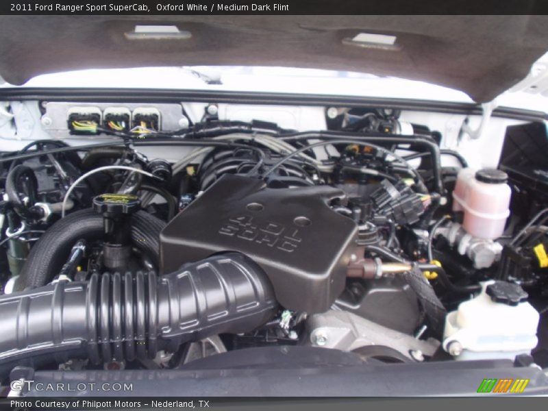 Oxford White / Medium Dark Flint 2011 Ford Ranger Sport SuperCab