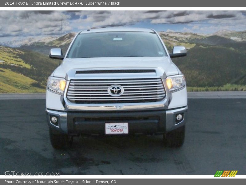 Super White / Black 2014 Toyota Tundra Limited Crewmax 4x4