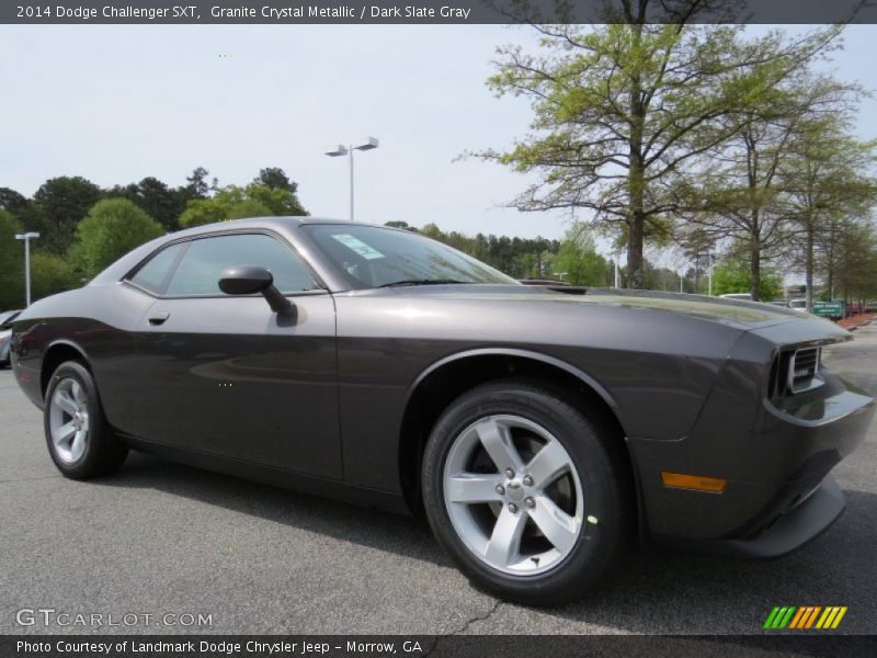Granite Crystal Metallic / Dark Slate Gray 2014 Dodge Challenger SXT