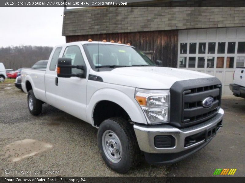 Oxford White / Steel 2015 Ford F350 Super Duty XL Super Cab 4x4