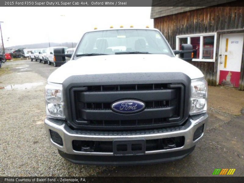 Oxford White / Steel 2015 Ford F350 Super Duty XL Super Cab 4x4