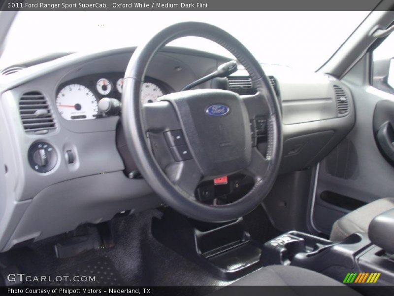 Oxford White / Medium Dark Flint 2011 Ford Ranger Sport SuperCab