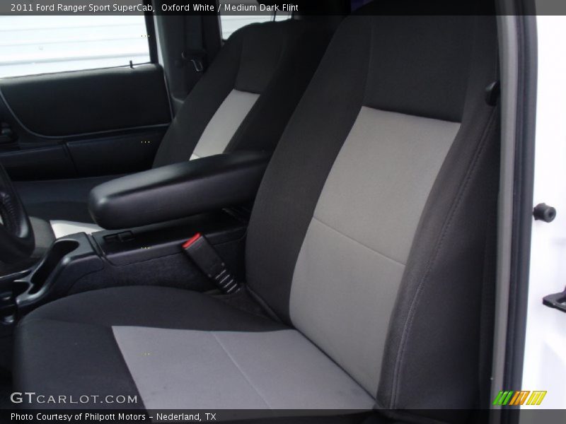 Oxford White / Medium Dark Flint 2011 Ford Ranger Sport SuperCab