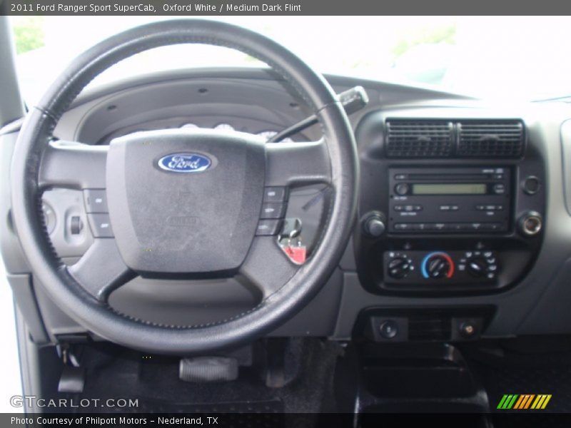 Oxford White / Medium Dark Flint 2011 Ford Ranger Sport SuperCab