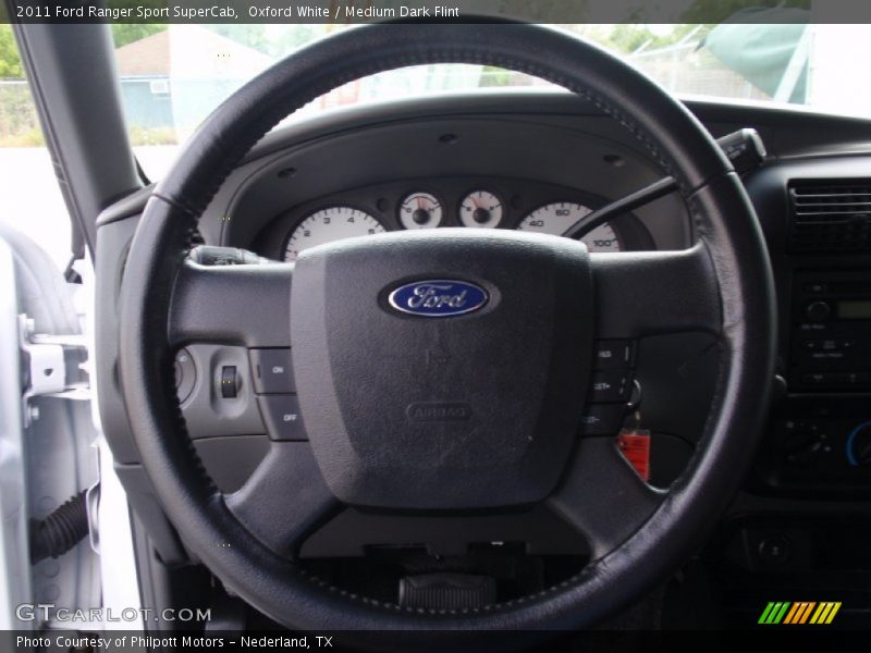 Oxford White / Medium Dark Flint 2011 Ford Ranger Sport SuperCab