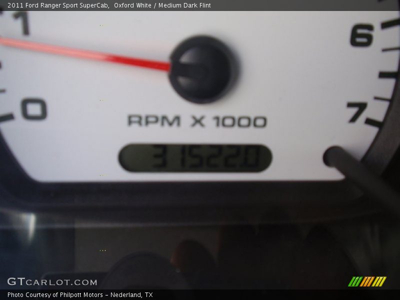 Oxford White / Medium Dark Flint 2011 Ford Ranger Sport SuperCab